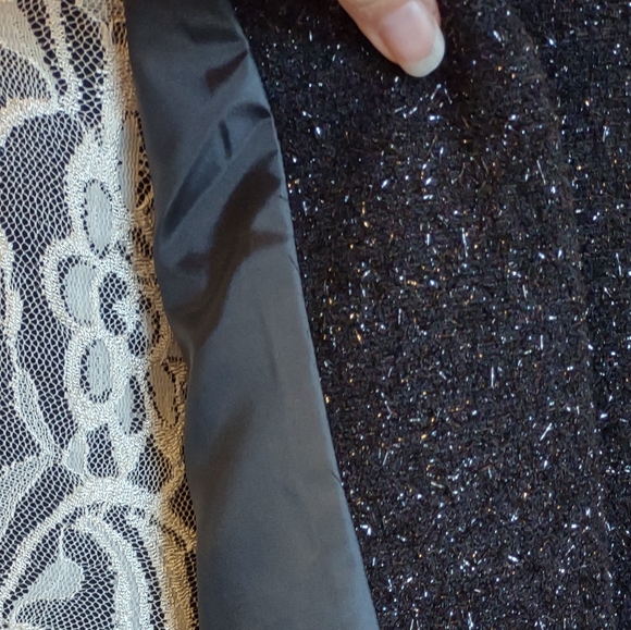 Gorgeous Kasper and Co. Sparkly Holiday Jacket  EUC! - Picture 5 of 8